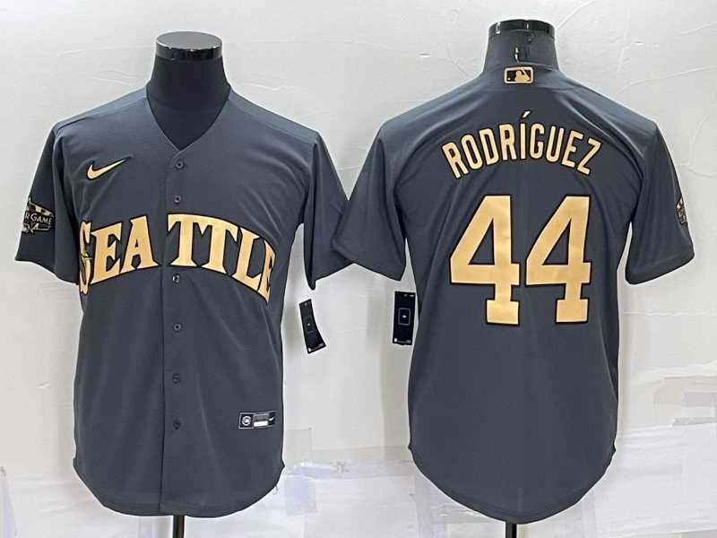 Seattle Mariners #44 Julio Rodriguez Grey 2022 All Star Stitched Cool Base Nike Jersey,We sell and wholesale Seattle Mariners #44 Julio Rodriguez Grey 2022 All Star Stitched Cool Base Nike Jersey on line form chian!